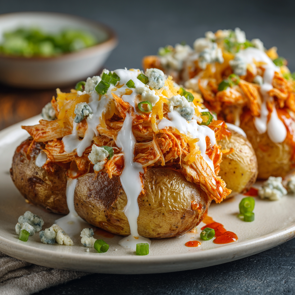 Buffalo Chicken Loaded Potatoes: Bold, Saucy, and Seriously Satisfying