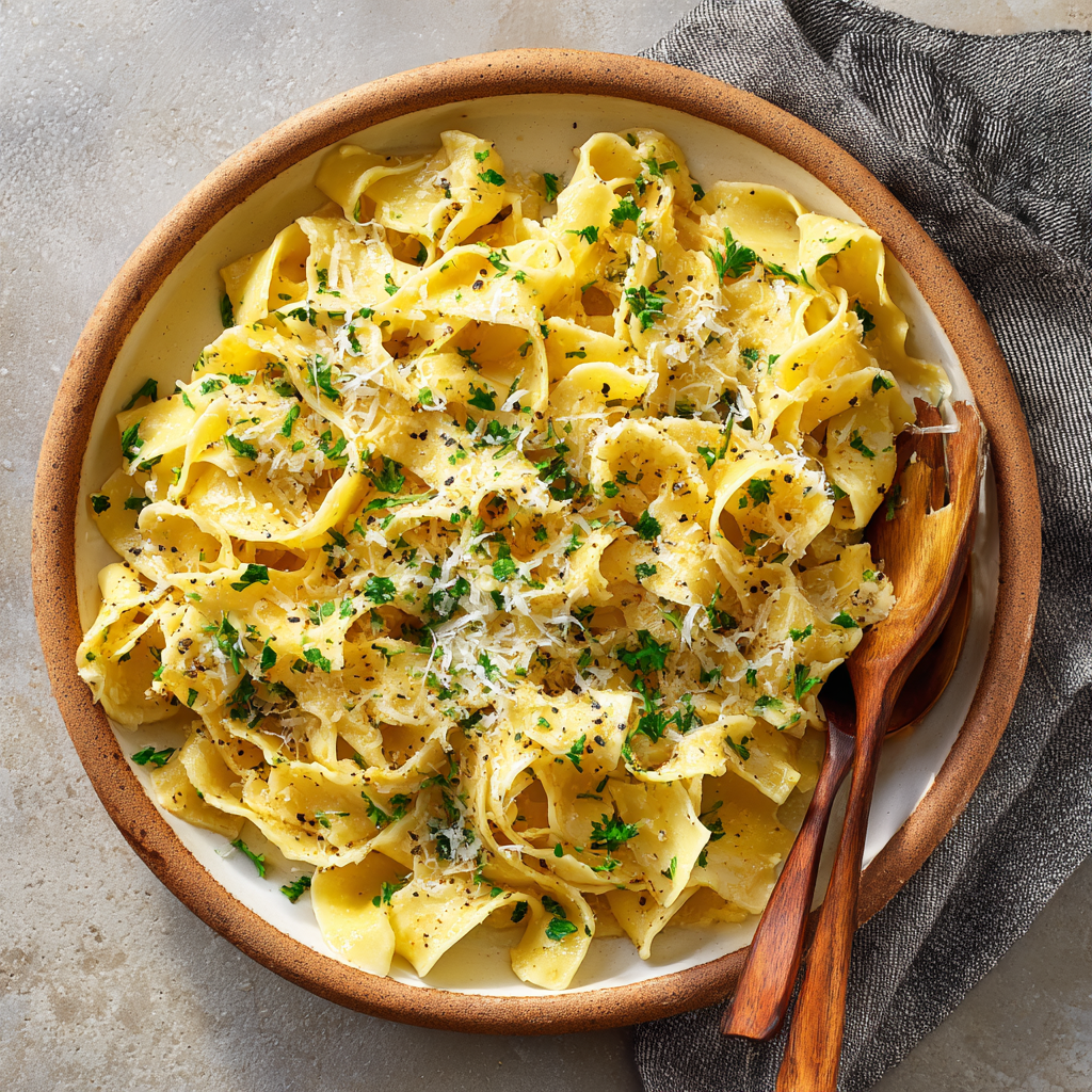 Buttered Noodles with Parmesan : The Ultimate Comfort Bowl