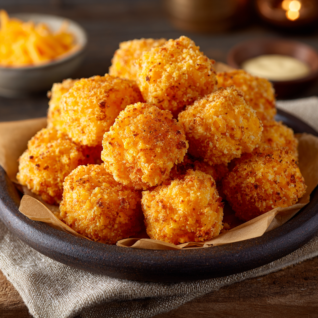 Cheddar Cheese Bites : Crispy, Cheesy & Totally Irresistible Snack