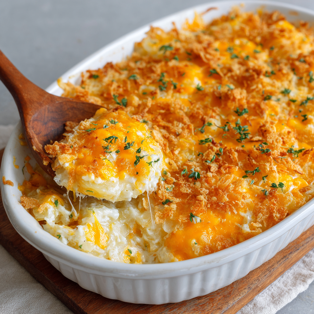 Cheesy Potato Casserole : Creamy, Comforting, and Crowd-Pleasing