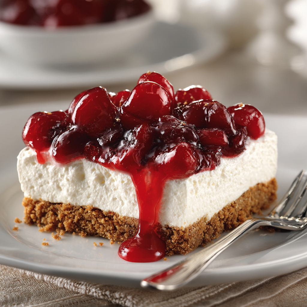 Cherry Delight Dessert : No-Bake, Creamy & Perfectly Sweet