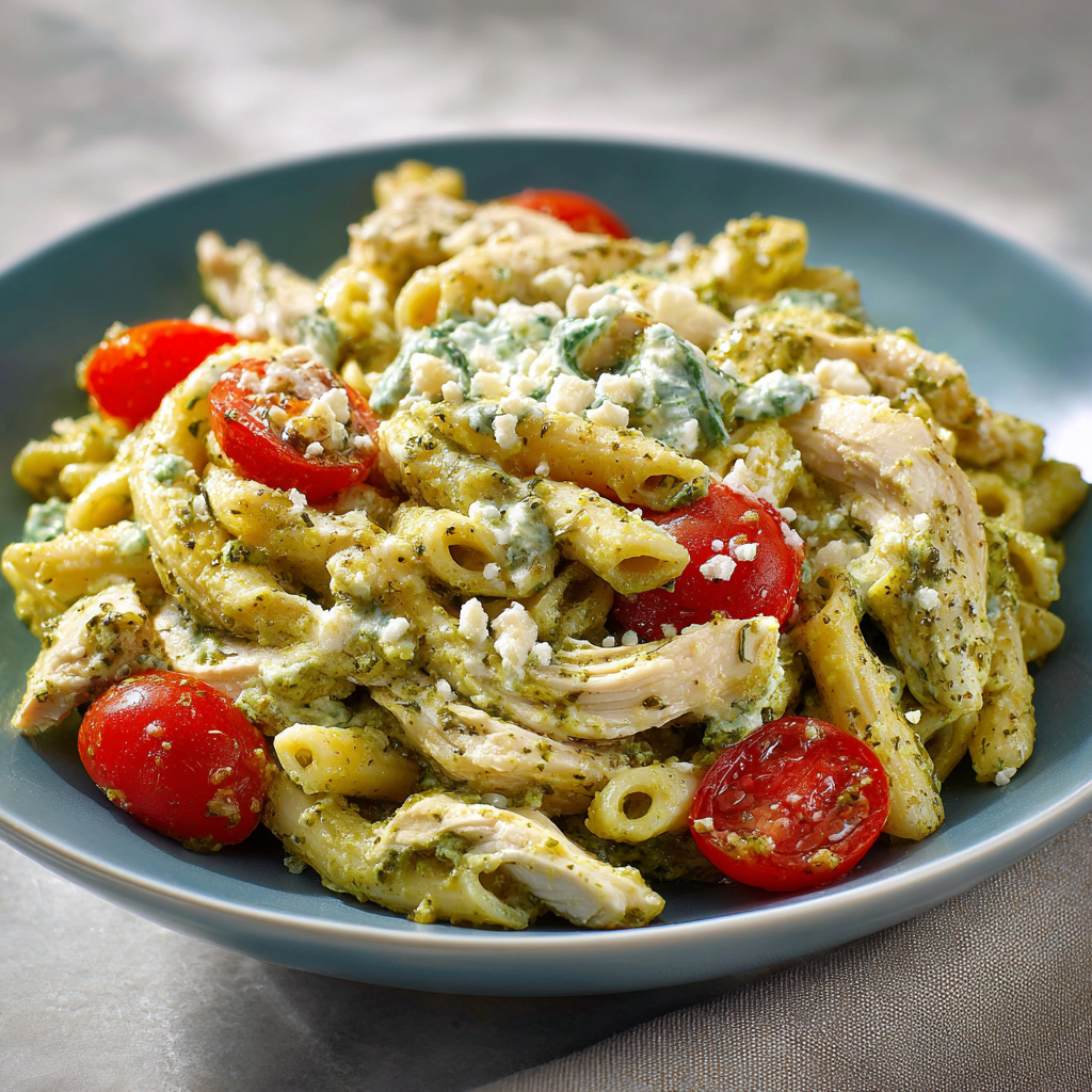 High-Protein Cottage Cheese Chicken Pasta (Creamy & Healthy)