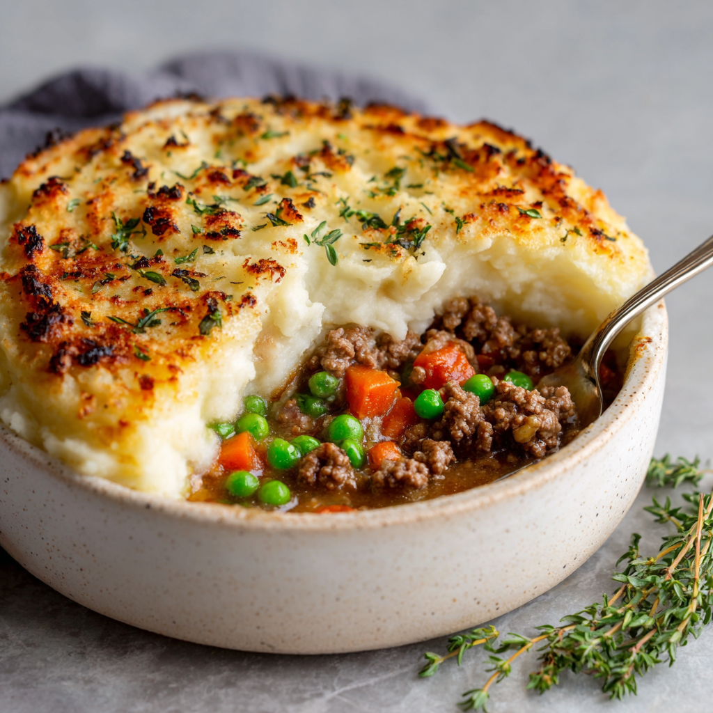 Classic Shepherd’s Pie Recipe : Hearty Comfort Food with Meat & Potatoes