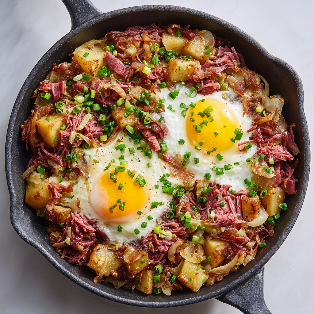 Corned Beef Hash : Crispy, Savory, and Perfect for Breakfast or Brunch