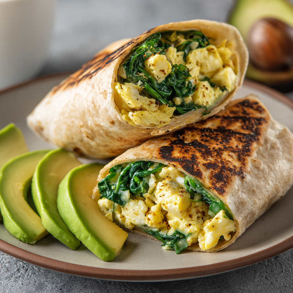 Easy Breakfast Burrito To-Go (Protein-Packed & Veggie-Filled)