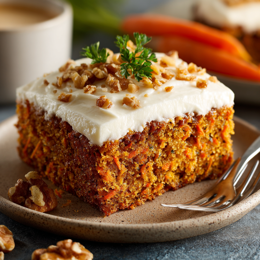 Easy Carrot Sheet Cake : Perfect for Easter & Crowd-Pleasing Year-Round