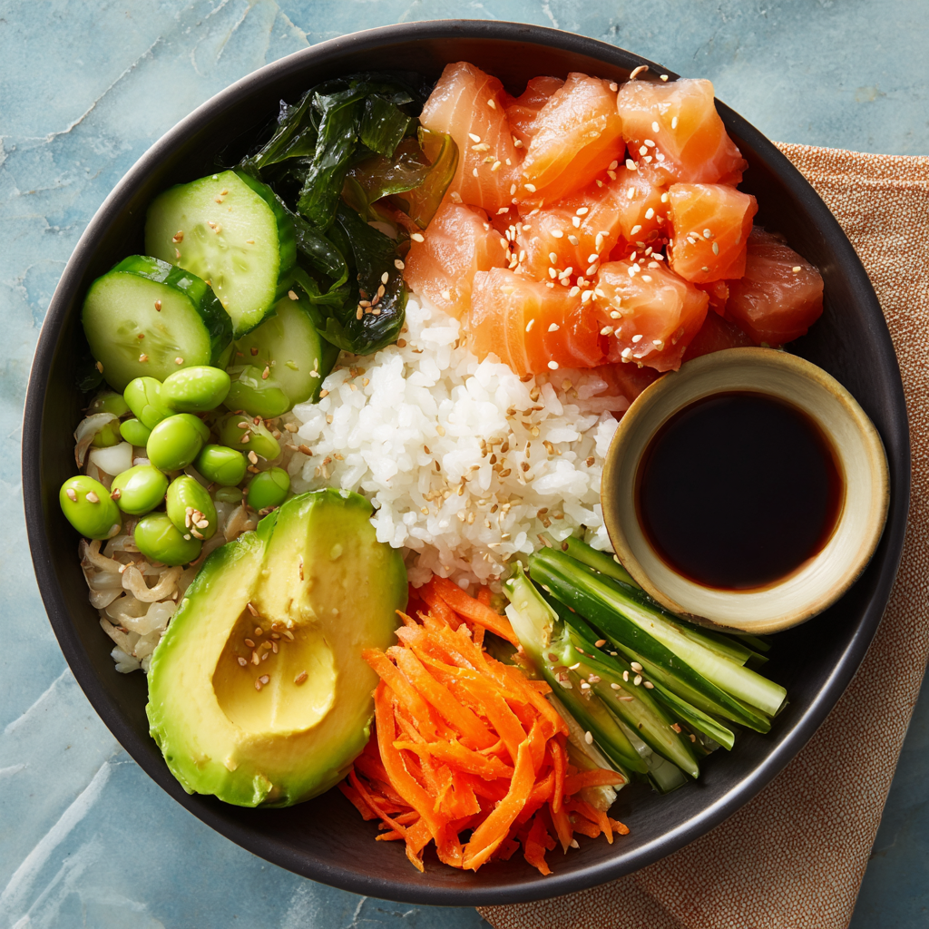 Easy Sushi Bowl Recipe : Fresh, Customizable & No Rolling Required