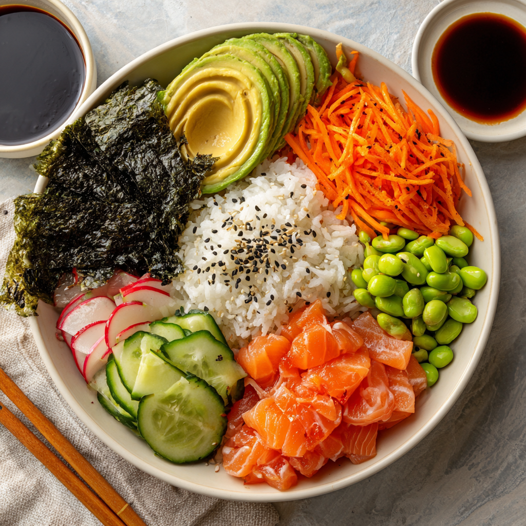 Easy Sushi Bowl Recipe : Fresh, Customizable & No Rolling Required