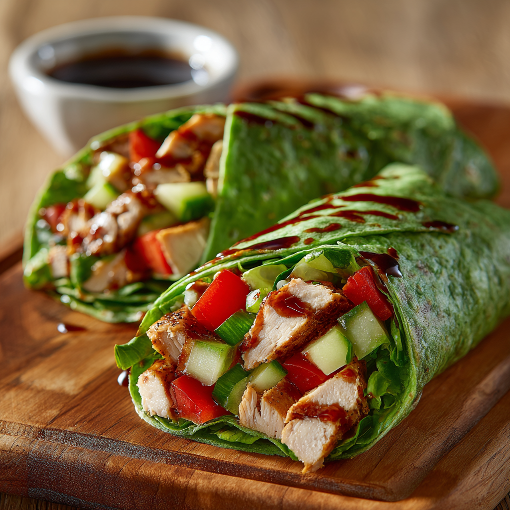 Grilled Chicken Spinach Wrap : Fresh, Fast, and Flavorful