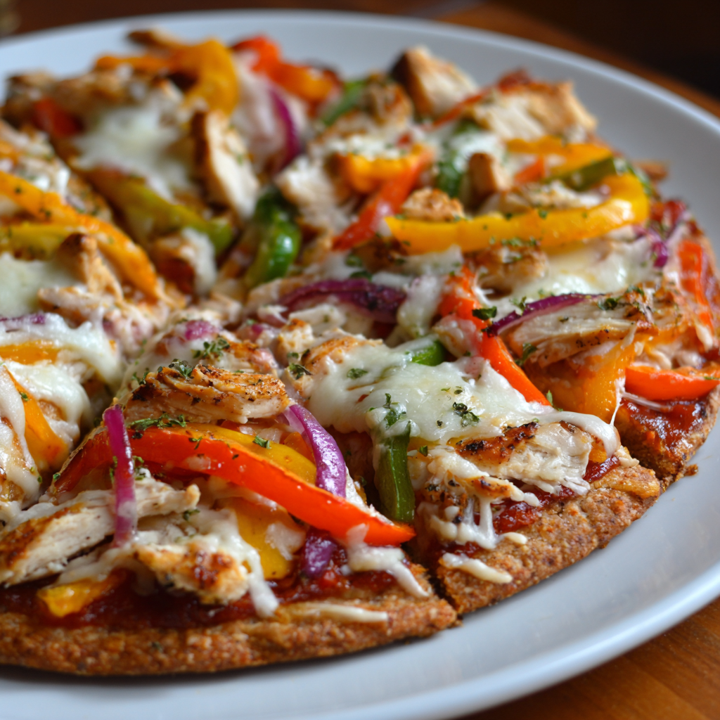 Homemade Chicken and Veggie Pizza : A Healthier Take on Pizza Night