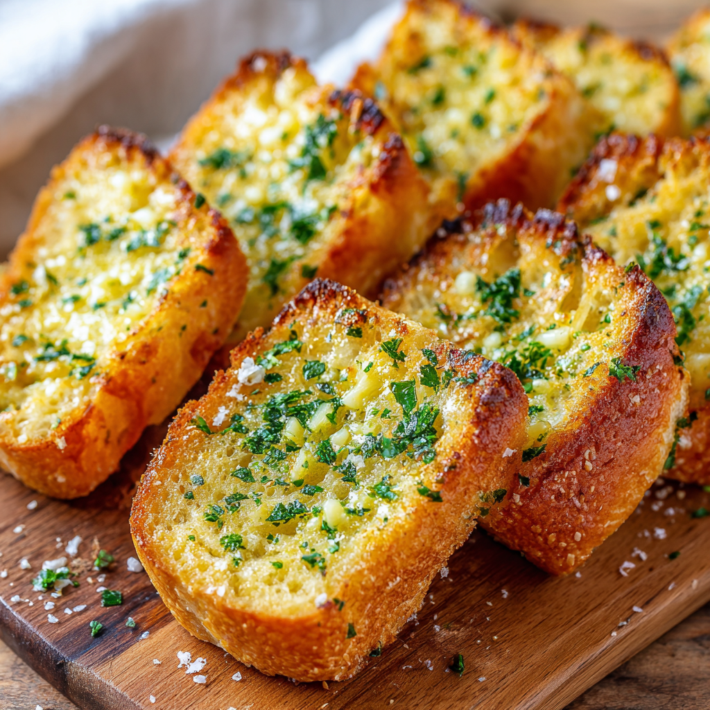 Homemade Garlic Bread : Crispy, Buttery, and Ready in 15 Minutes