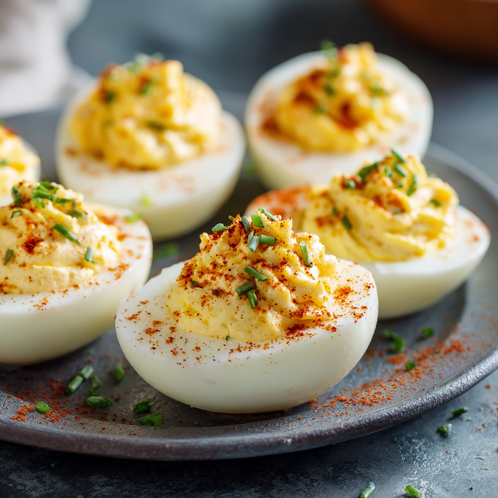 Instant Pot Deviled Eggs with Sour Cream : Creamier, Easier, Crowd-Favorite