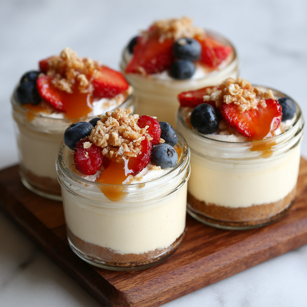 Protein Cheesecake Jars : Sweet, Creamy & Macro-Friendly