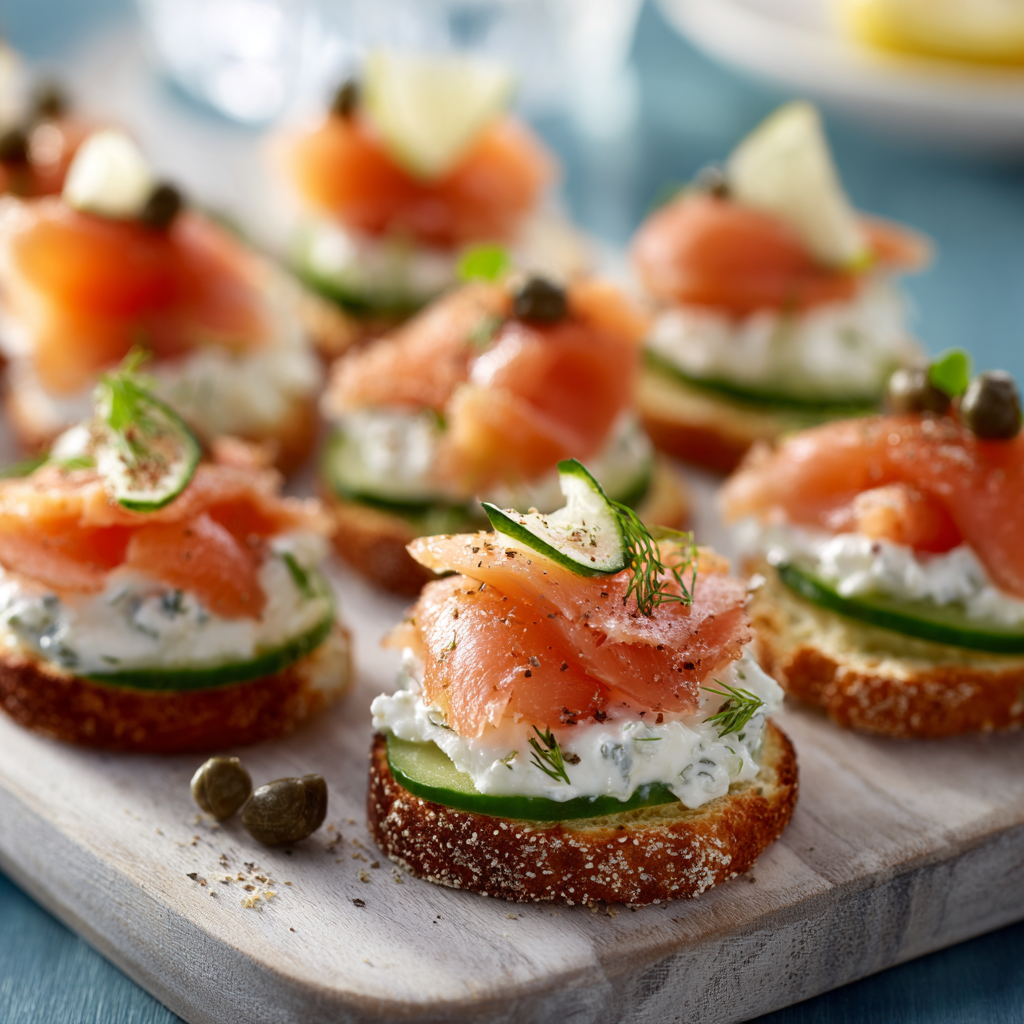 Smoked Salmon Appetizer Bites : Elegant, Easy & Crowd-Pleasing