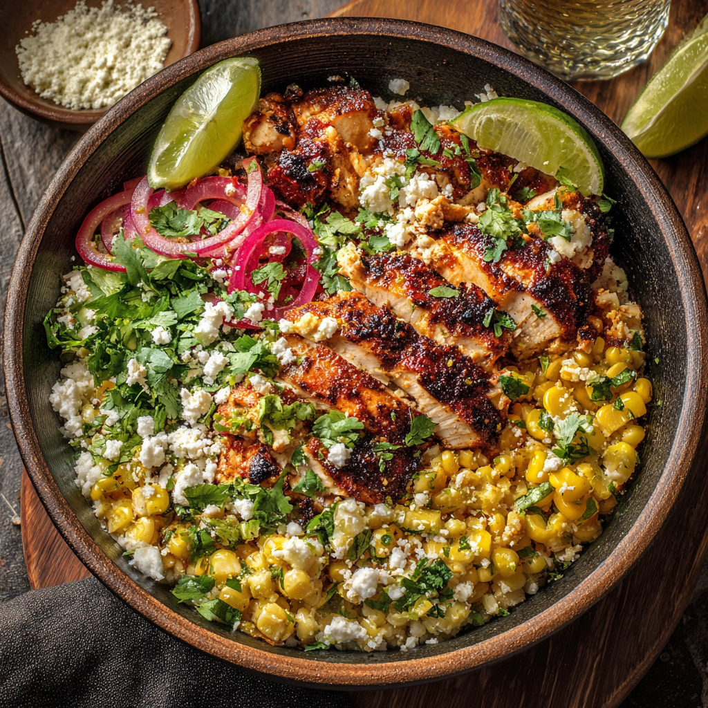 Street Corn Chicken Bowl : A Flavor-Packed Dinner You’ll Want on Repeat