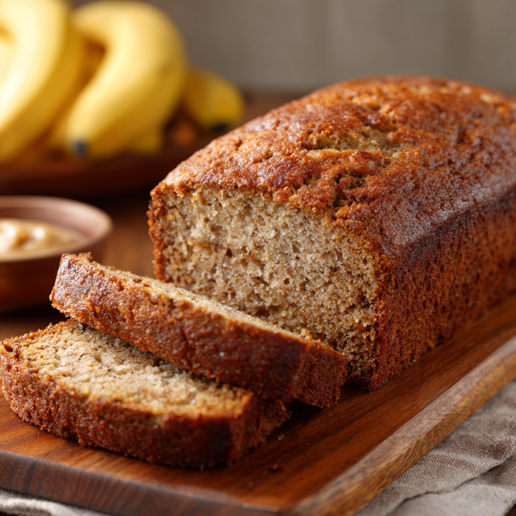 Sugar-Free Banana Bread : Naturally Sweet, Wholesome & Moist