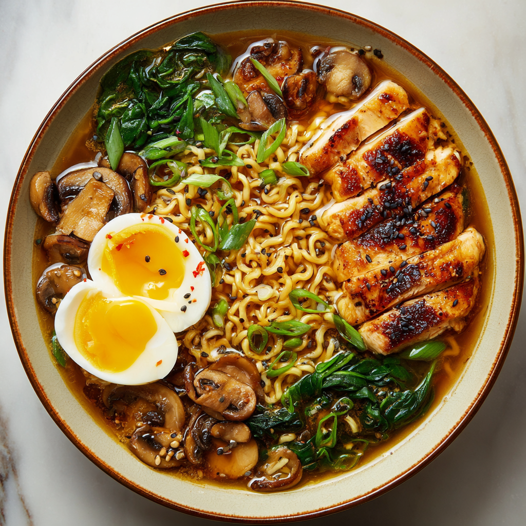 The Best Chicken Ramen Noodles of All Time : Savory, Flavorful & Easy