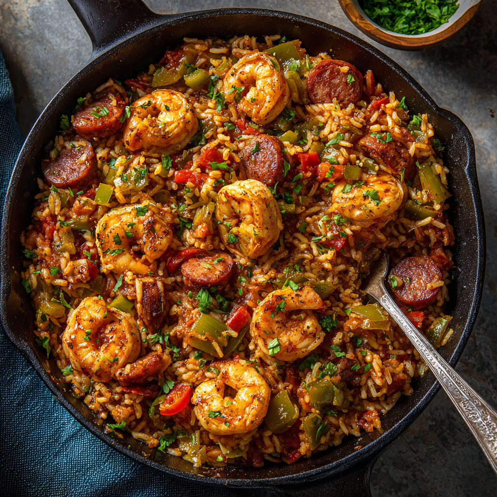 Weeknight Shrimp Jambalaya : Quick, Spicy & Full of Cajun Flavor