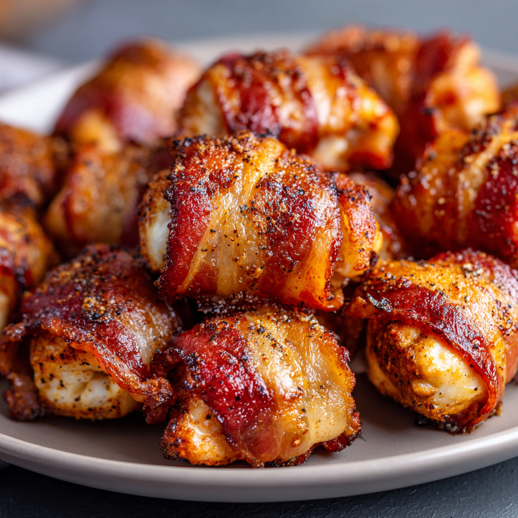 Air Fryer Chicken Wrapped in Bacon : Juicy, Crispy & Packed with Flavor