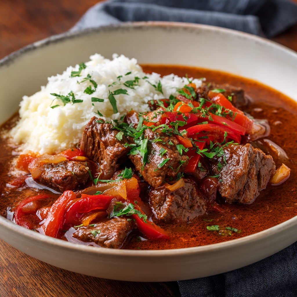 Authentic Hungarian Goulash (Hearty Paprika Beef Stew)
