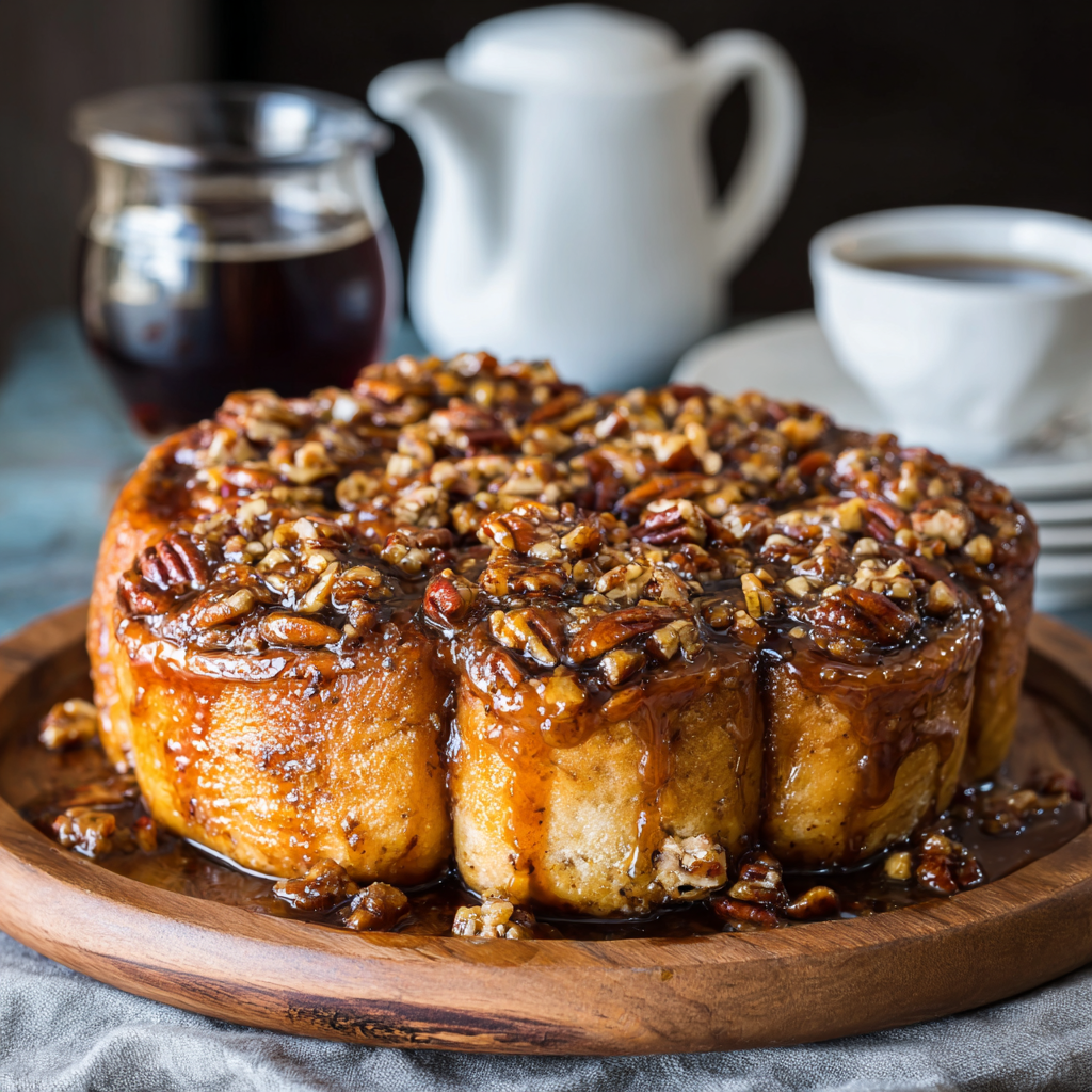 Bakery-Style Bourbon Pecan Sticky Buns