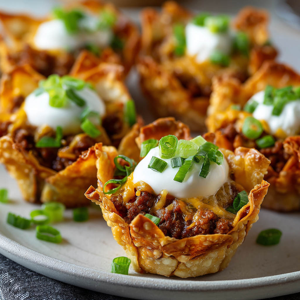 Taco Cups : Crispy, Cheesy, and Party-Perfect