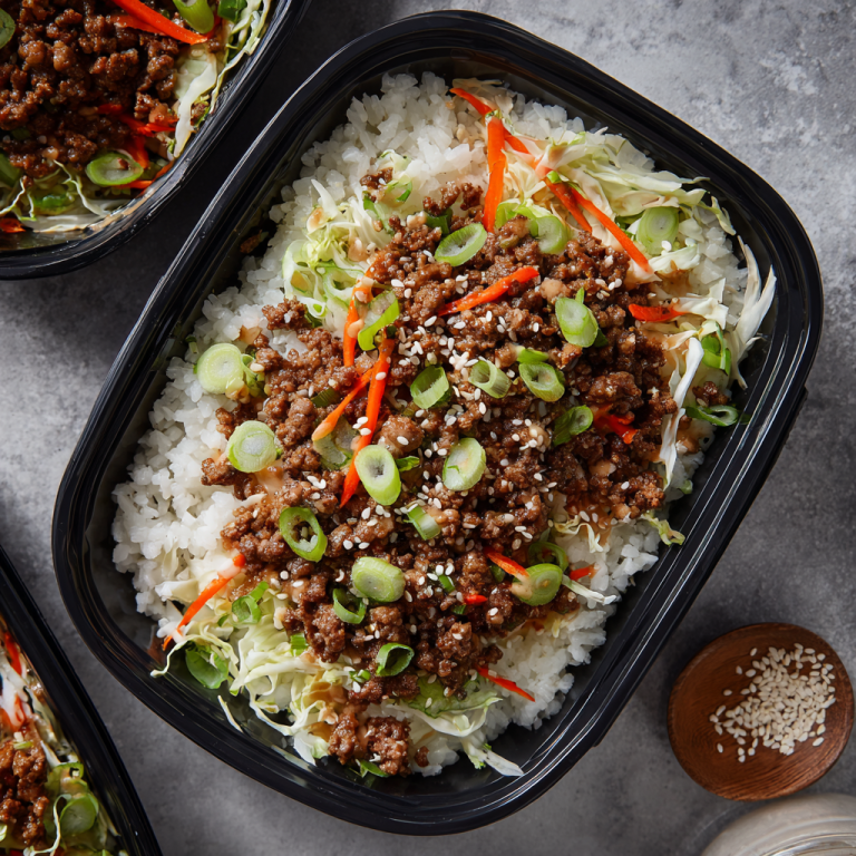 Tf Rice Meal Teriyaki Ground Beef & Rice Meal Prep with Yum Yum Sauce - The Comfort ...
